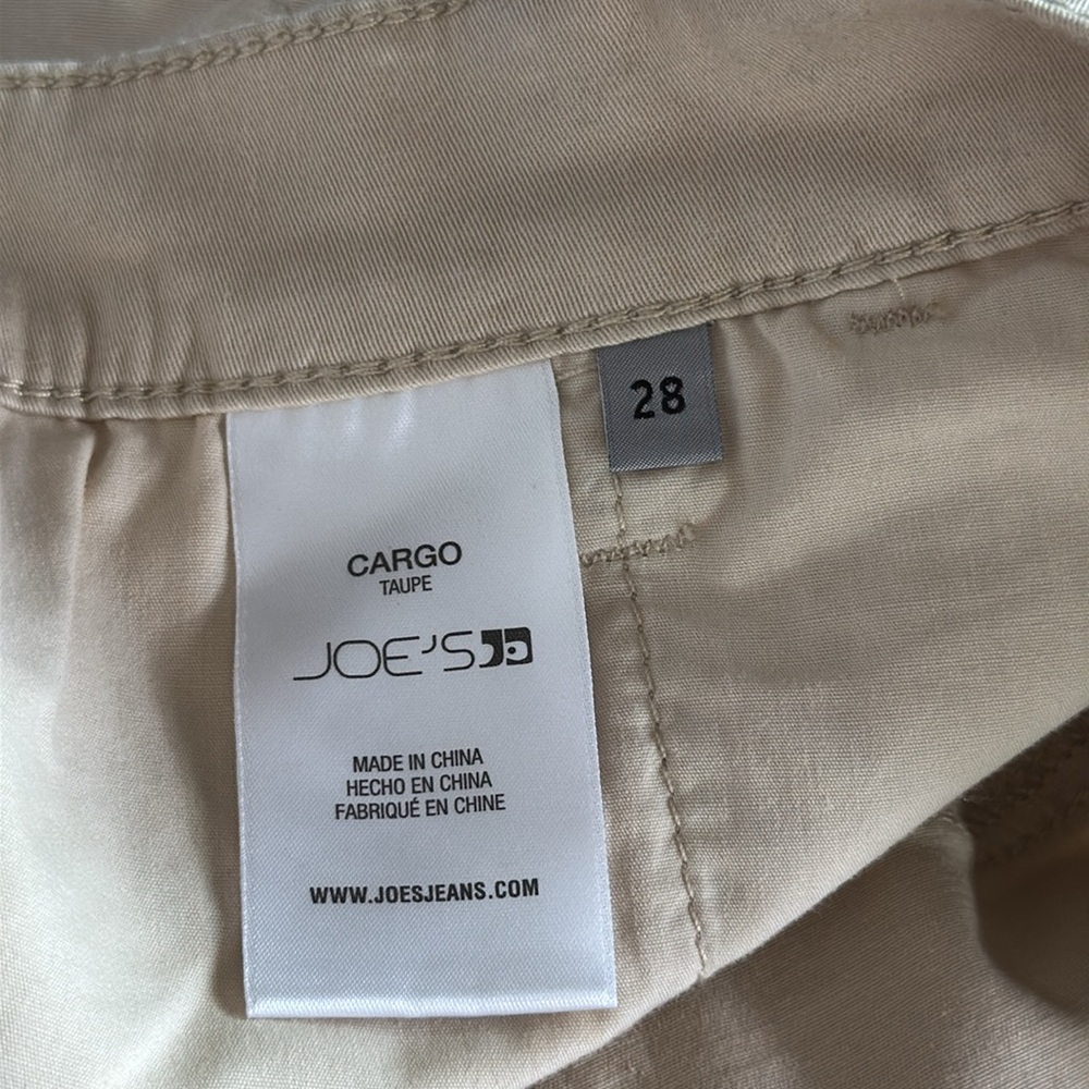 Joe’s Bootcut Cargo Pants Size 28 Taupe High-waisted - Picture 14 of 15
